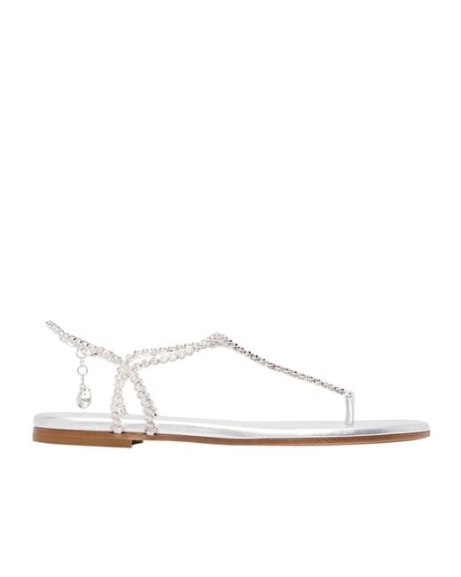 Gianvito Rossi White Eternity Flip-Flops