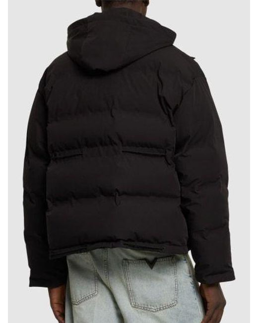 Valentino Black Logo Pattern Down Jacket for men