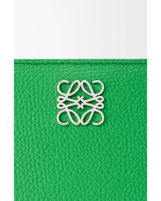 Loewe Green Anagram Compact Wallet