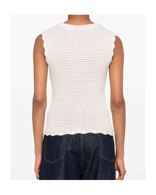 A.P.C. White Palmyre Top