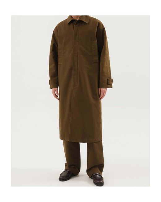 1989 STUDIO Brown Twill Pocket Jacket for men