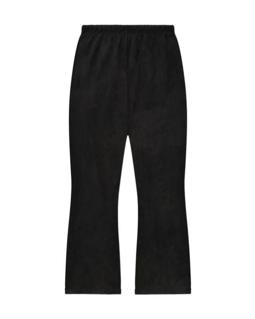 Fear Of God Black Suede Fleece Flare Sweatpant