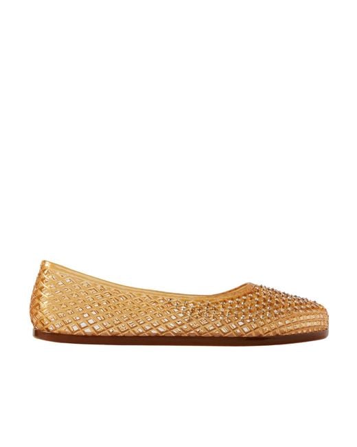 Ancient Greek Sandals Brown Round-Toed Ballet Shoes