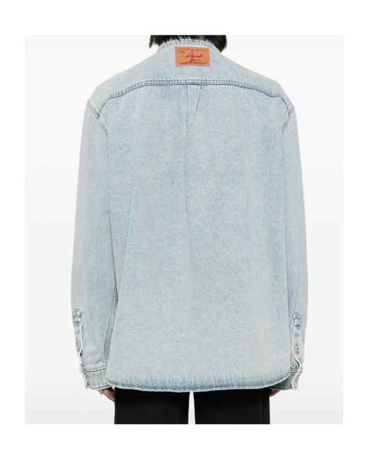 Y. Project Blue Evergreen Shirt for men