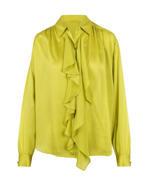Ulla Johnson Yellow Long Sleeve Shirt