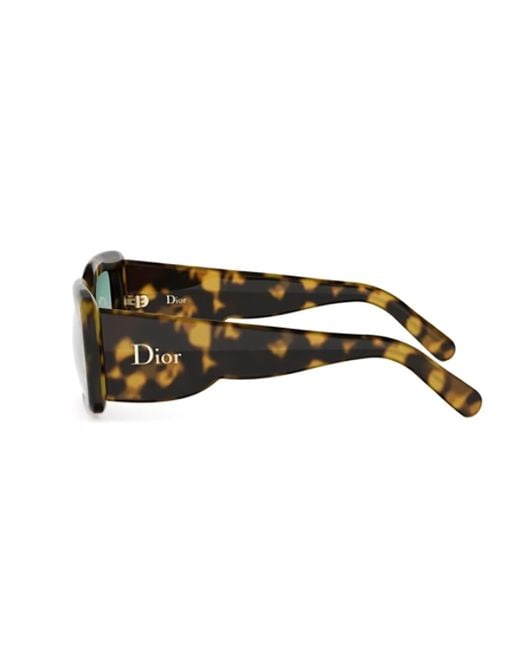 Dior White Full-Rim Sunglasses