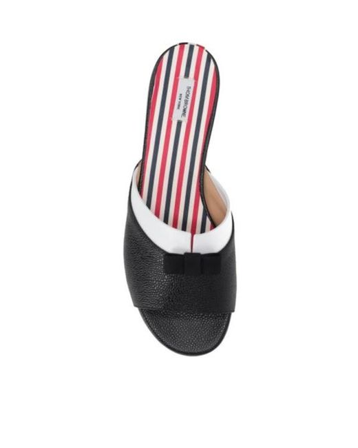 Thom Browne Multicolor Beis Flat Sandals