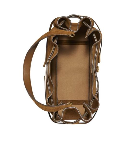 Tory Burch Brown Large Romy Tote Bag