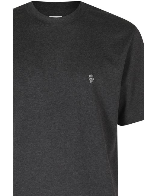 Eleventy Black Short-Sleeved T-Shirt for men