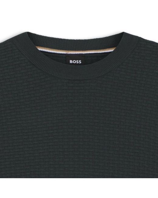 Boss Green Crew-Neck Sweater for men
