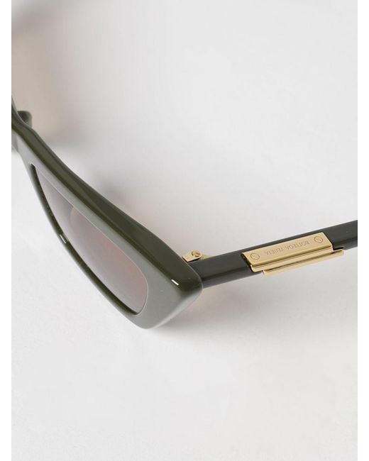 Bottega Veneta White Eyewear Cat Eye Frame Sunglasses