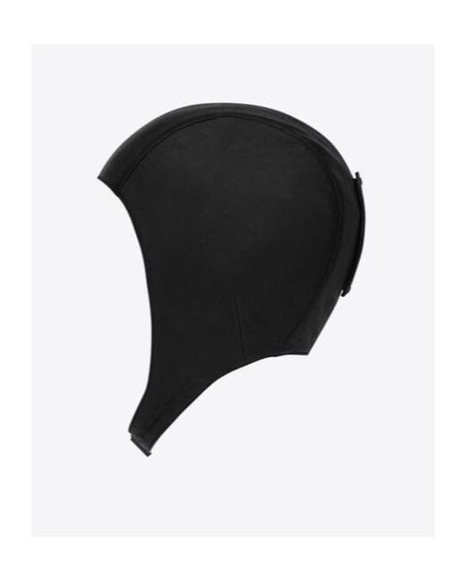 Saint Laurent Black Aviator Hat