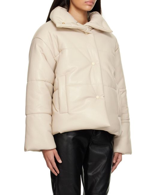 Nanushka Natural Hide Down Jacket