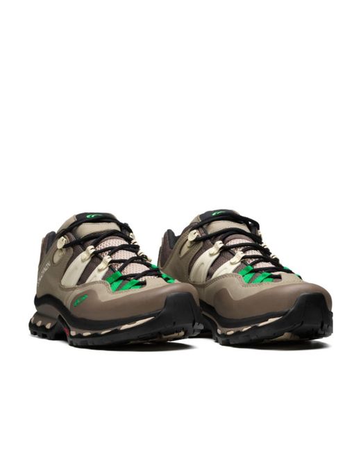 Salomon Lab Green Salomon Xt-Quest 2 Mesh Panelled Sneakers for men