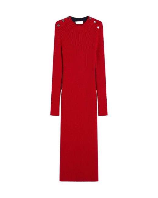 Sportmax Red Garibo Knitted Dress