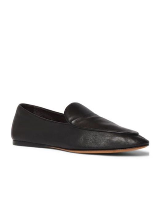 The Row Black Awar Loafer Shoes