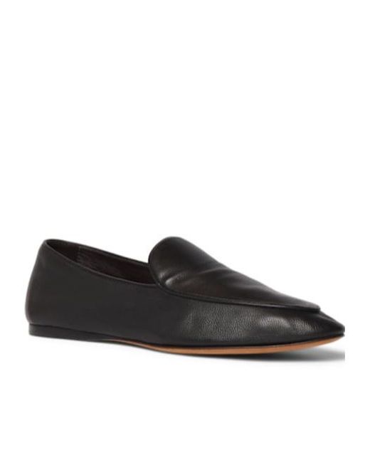 The Row Black Awar Loafer Shoes