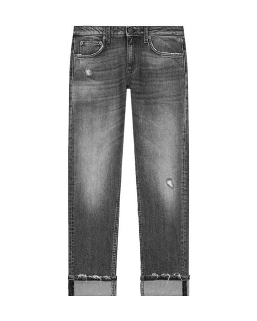 Dondup Gray Coco Slim-Fit Jeans