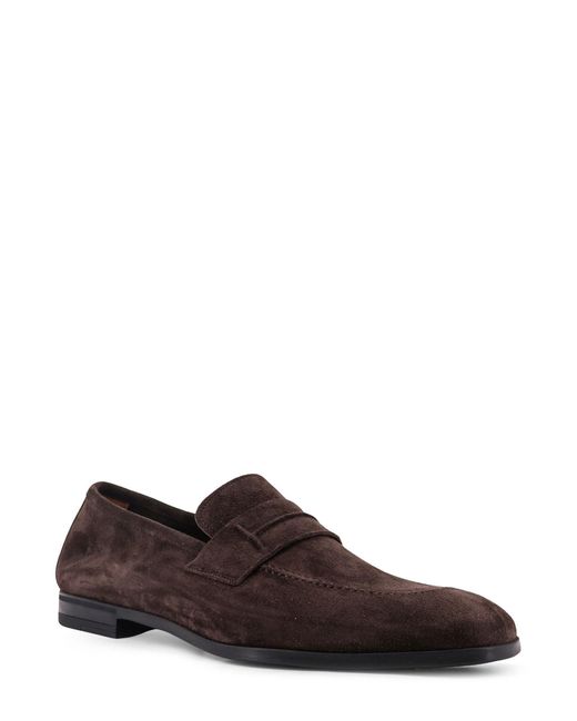 Tom Ford Brown Penny Slot Loafers for men