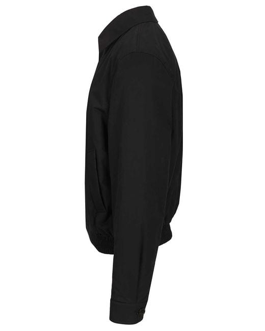 Saint Laurent Black Cassandre Short Jacket for men