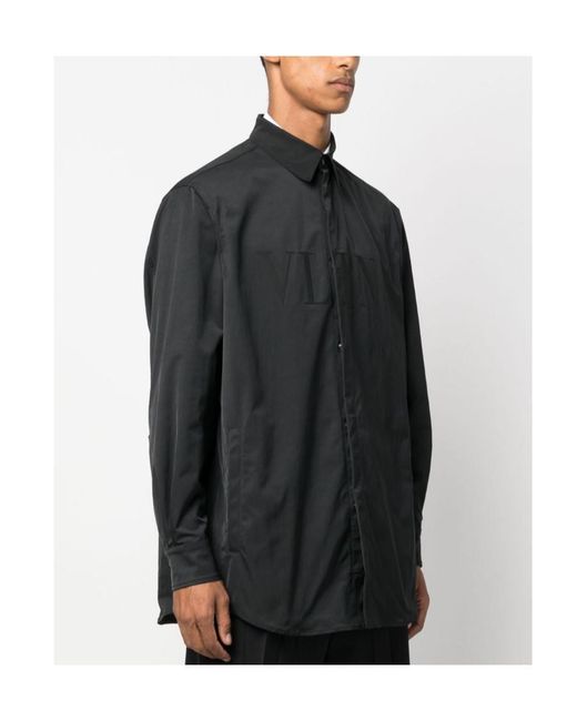 Valentino Black Buttoned Long-Sleeved Jacket for men