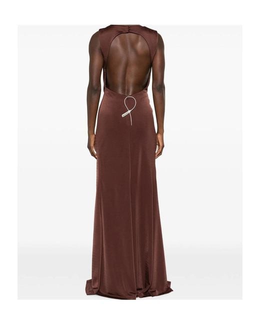 Rebecca Vallance Brown Sleeveless Dress