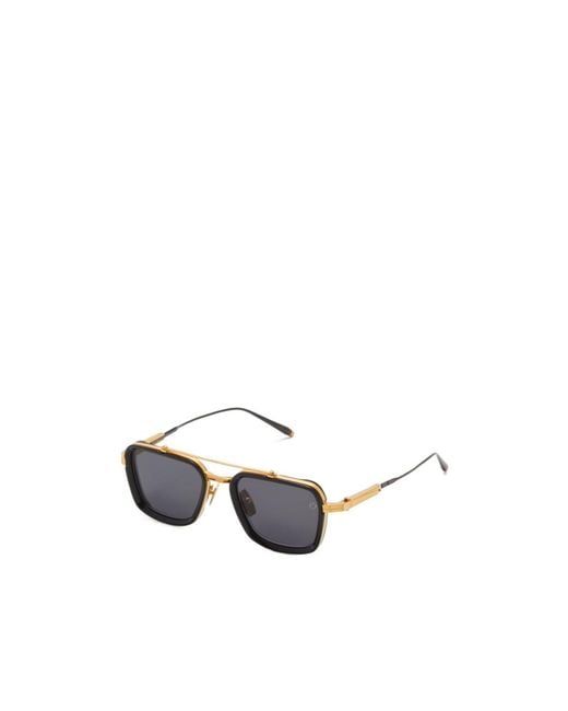 Akoni White Solis Square-Frame Sunglasses for men