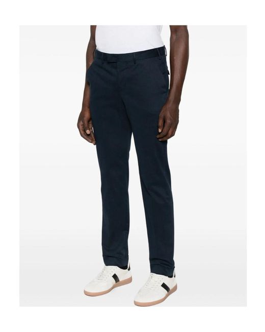 Pt Pantaloni Blue Belt Loop Casual Pants for men