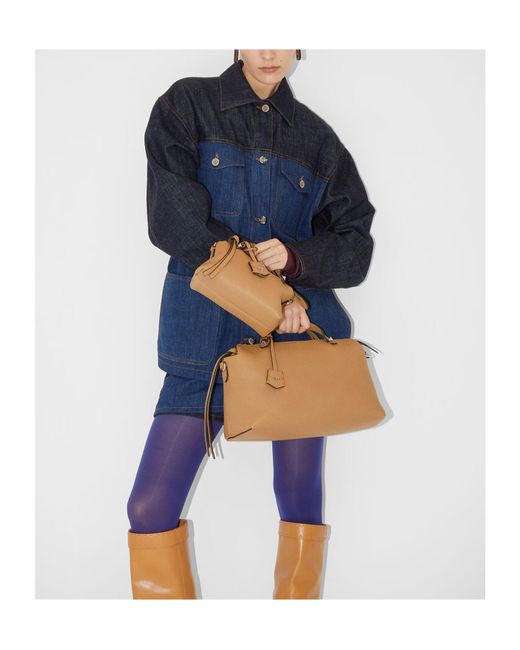 Fendi Blue Two-Tone Denim Jacket