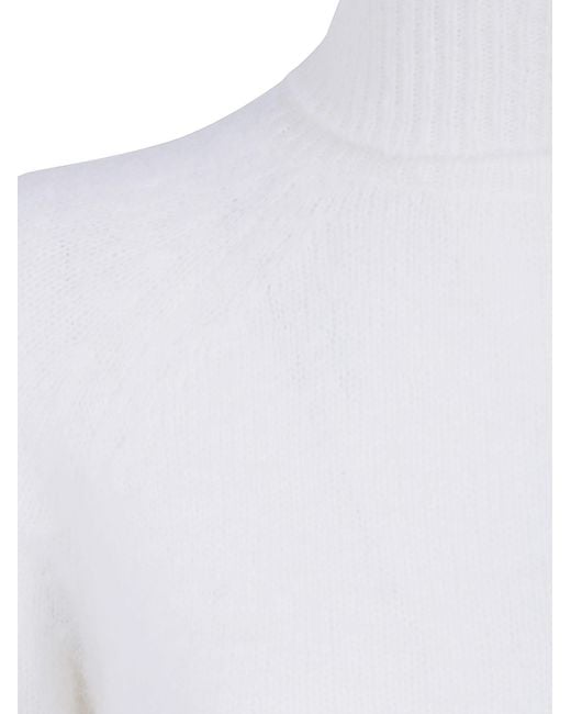Baserange White Turtleneck Sweater