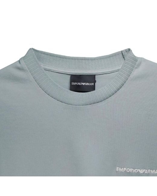 Emporio Armani Blue Item O-Neck Short-Sleeved T-Shirt for men