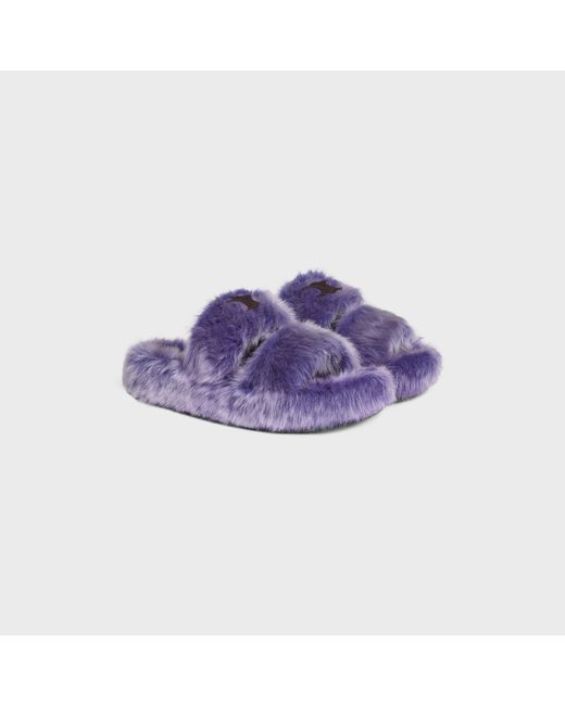 Céline Purple Slides Triomphe