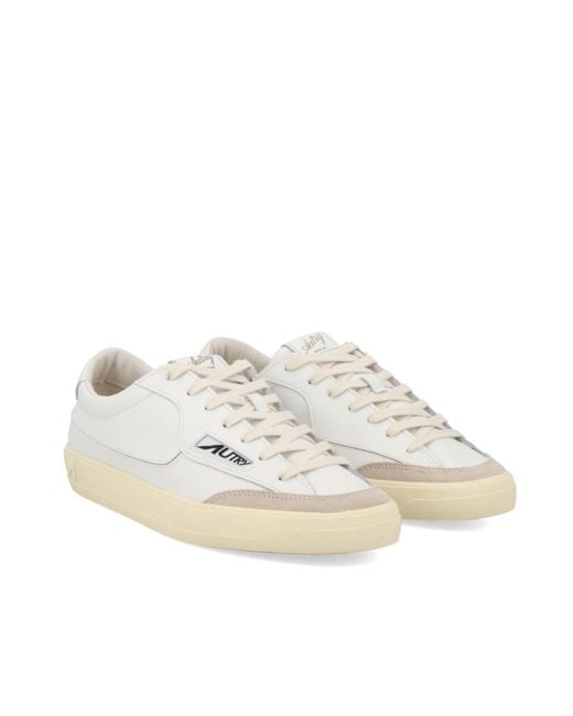 Autry White Windscape Low Sneakers for men
