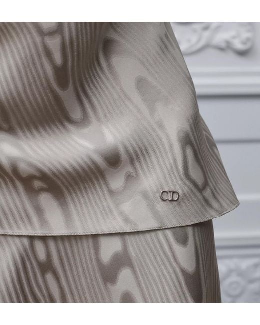 Dior Gray Draped Top