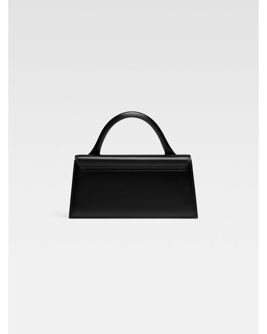Jacquemus Black Le Chiquito Long Top Handle Bag