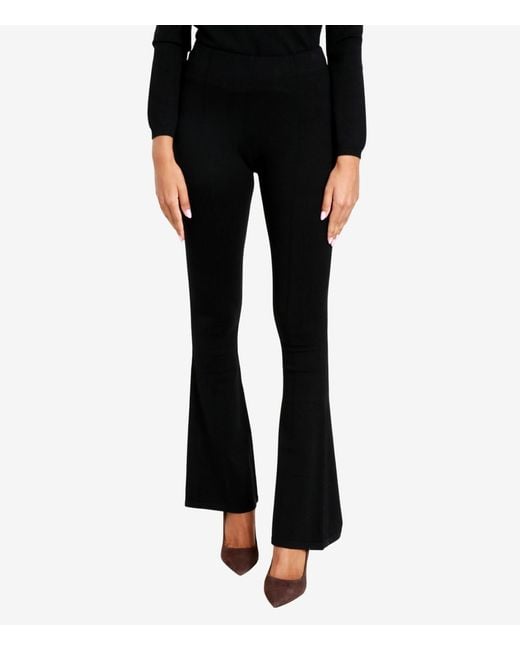 Semicouture Black Flared Casual Pants
