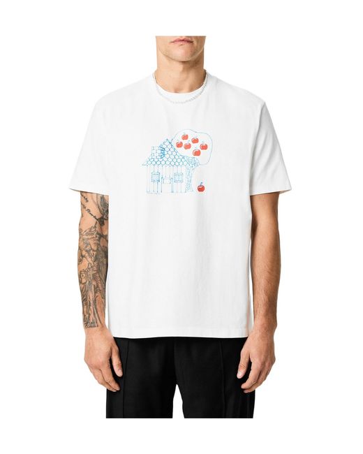 Our Legacy Blue Box T-Shirt for men