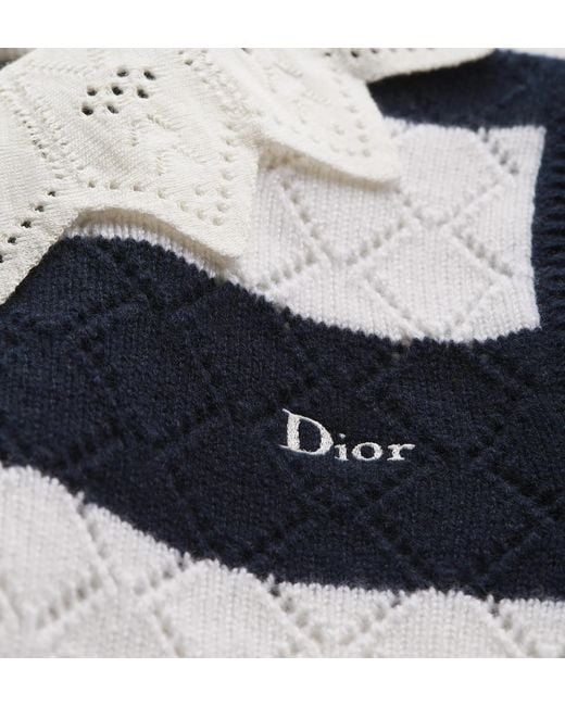 Dior Blue Marinière Sweater Vest
