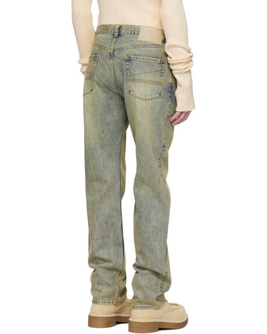 Entire studios Gray Slem Straight-Leg Jeans