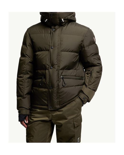 Moncler Green Grenoble Kasanka High Neck Jacket for men