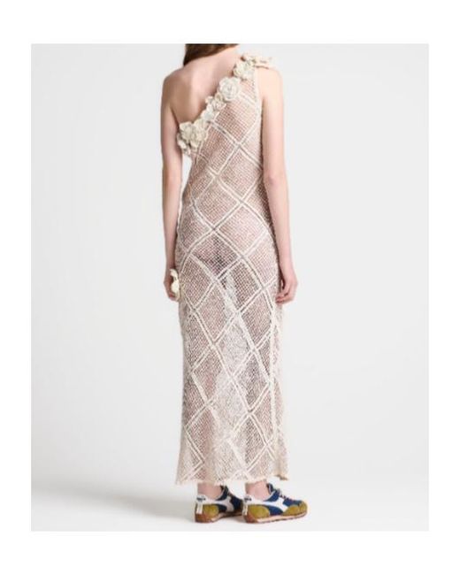J.W. Anderson White Floral Crochet Dress