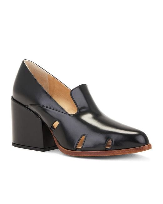 Gabriela Hearst Black Eliza 75Mm Leather Pumps