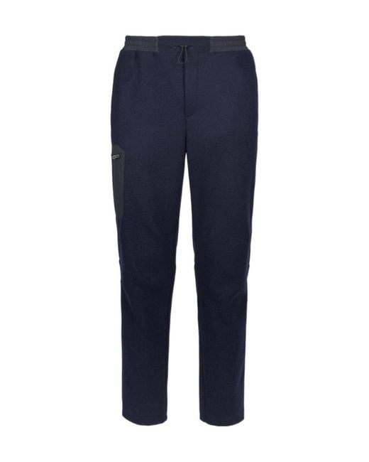 Sease Blue Drawstring Trousers for men