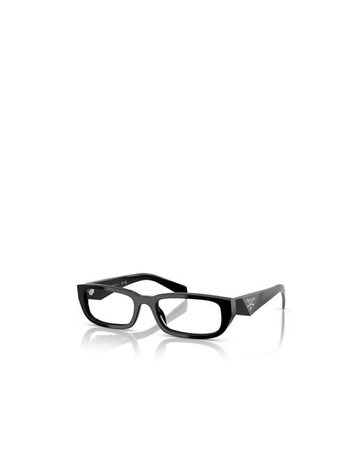 Prada White Eyewear Rectangular Frame Glasses