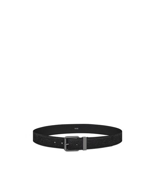 Dior White Homme Logo Engraved Belt for men