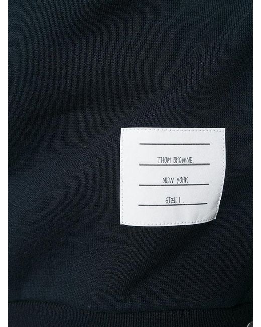 Thom Browne Blue Rwb Stripe Sweatshirt for men
