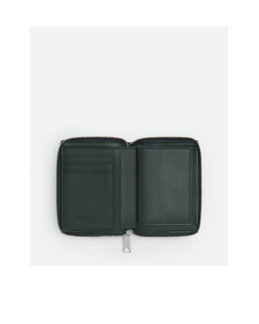 Bottega Veneta Green Box Zipper Wallet for men