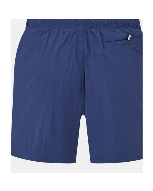 Boss Blue Solid Color Sports Shorts for men