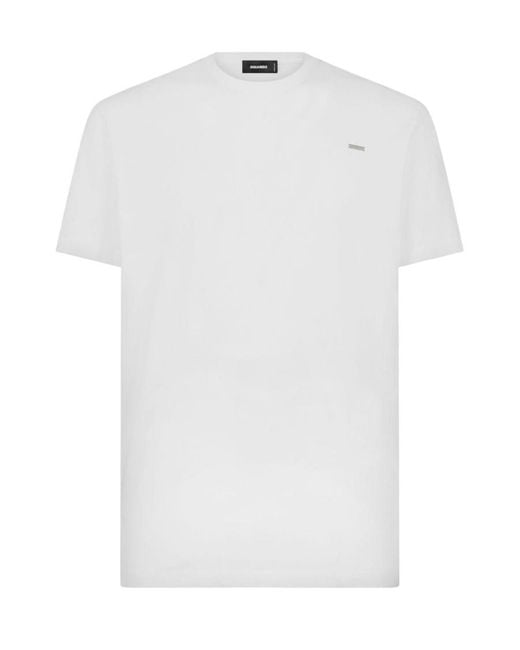 DSquared² White Cool Fit T-Shirt for men