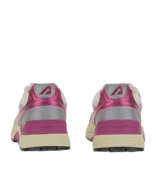 Autry Gray Hyperway Low-Top Sneakers